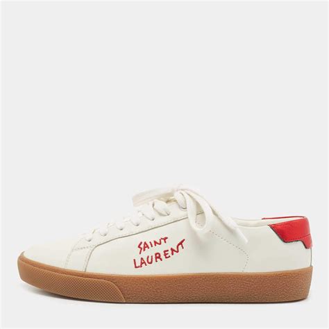 saint laurent lips sneakers copy gucci|Saint Laurent Lips Classic Court White Leather Sneakers .